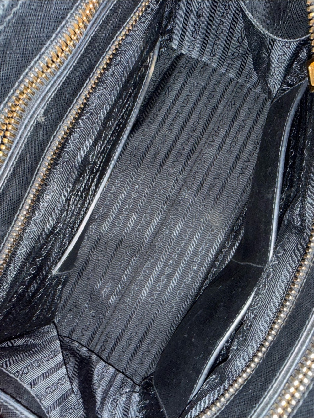 Prada Brown Saffiano Medium Galleria Double Zip Tote - Picture 6 of 8